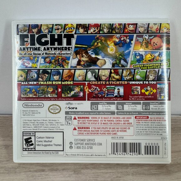 Super Smash Bros Nintendo 3DS Complete Tested Works Great - Picture 2 of 4